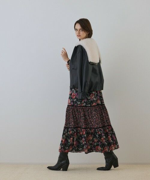 GRACE CONTINENTAL / グレースコンチネンタル ロング・マキシ丈ワンピース | ボタニカルティアードワンピース | 詳細7