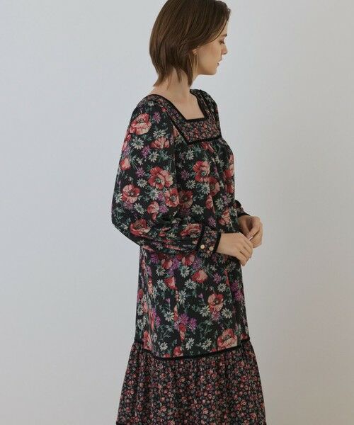 GRACE CONTINENTAL / グレースコンチネンタル ロング・マキシ丈ワンピース | ボタニカルティアードワンピース | 詳細16