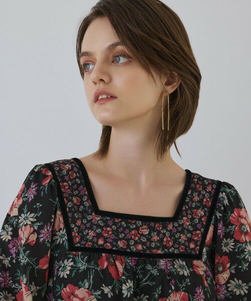 GRACE CONTINENTAL / グレースコンチネンタル ロング・マキシ丈ワンピース | ボタニカルティアードワンピース | 詳細12