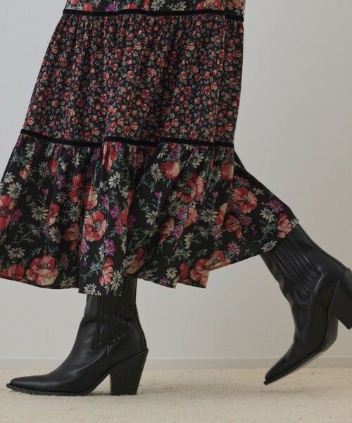 GRACE CONTINENTAL / グレースコンチネンタル ロング・マキシ丈ワンピース | ボタニカルティアードワンピース | 詳細14