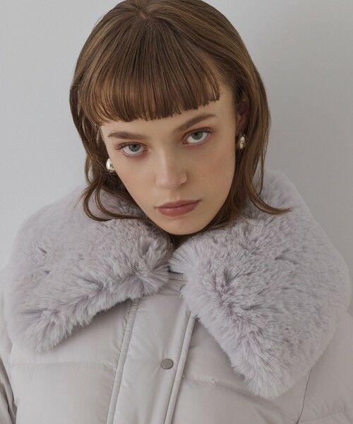 GRACE CONTINENTAL / グレースコンチネンタル ダウンジャケット・ベスト | ファーカラーロングダウン | 詳細9