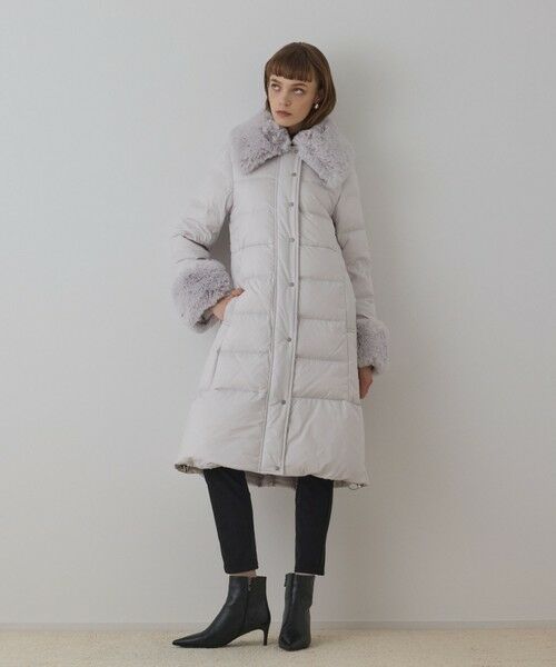 GRACE CONTINENTAL / グレースコンチネンタル ダウンジャケット・ベスト | ファーカラーロングダウン | 詳細16