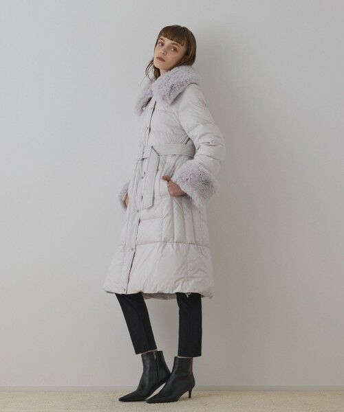 GRACE CONTINENTAL / グレースコンチネンタル ダウンジャケット・ベスト | ファーカラーロングダウン | 詳細12