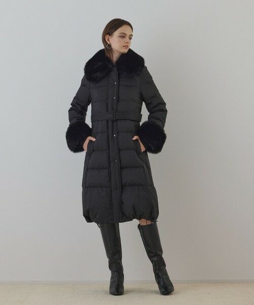 GRACE CONTINENTAL / グレースコンチネンタル ダウンジャケット・ベスト | ファーカラーロングダウン | 詳細26