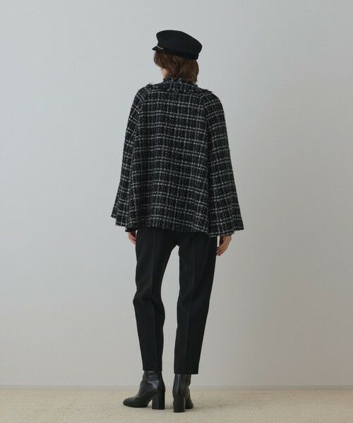 GRACE CONTINENTAL / グレースコンチネンタル ノーカラージャケット | フレアスリーブツイードジャケット | 詳細17