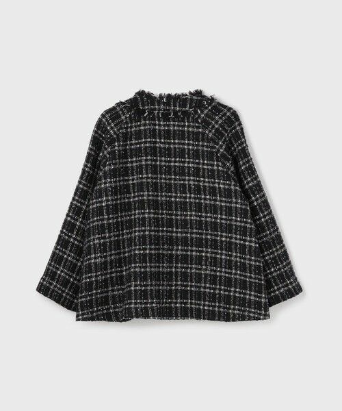 GRACE CONTINENTAL / グレースコンチネンタル ノーカラージャケット | フレアスリーブツイードジャケット | 詳細20