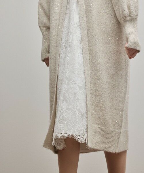 GRACE CONTINENTAL / グレースコンチネンタル ロング・マキシ丈ワンピース | スパンコールニットワンピース | 詳細6