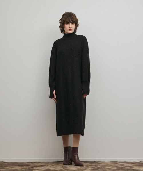 GRACE CONTINENTAL / グレースコンチネンタル ロング・マキシ丈ワンピース | スパンコールニットワンピース | 詳細14