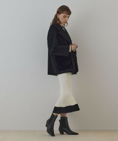 GRACE CONTINENTAL / グレースコンチネンタル ピーコート | ファーポケットピーコート