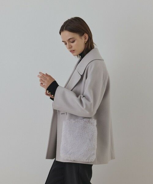 GRACE CONTINENTAL / グレースコンチネンタル ピーコート | ファーポケットピーコート | 詳細2