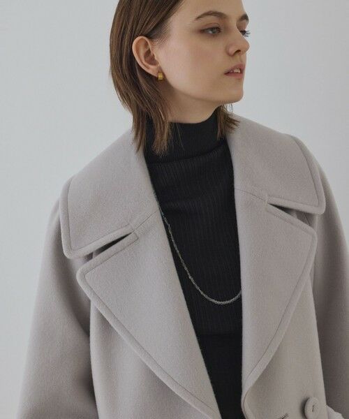 GRACE CONTINENTAL / グレースコンチネンタル ピーコート | ファーポケットピーコート | 詳細5