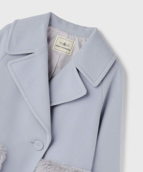 GRACE CONTINENTAL / グレースコンチネンタル ピーコート | ファーポケットピーコート | 詳細20