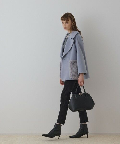 GRACE CONTINENTAL / グレースコンチネンタル ピーコート | ファーポケットピーコート | 詳細11