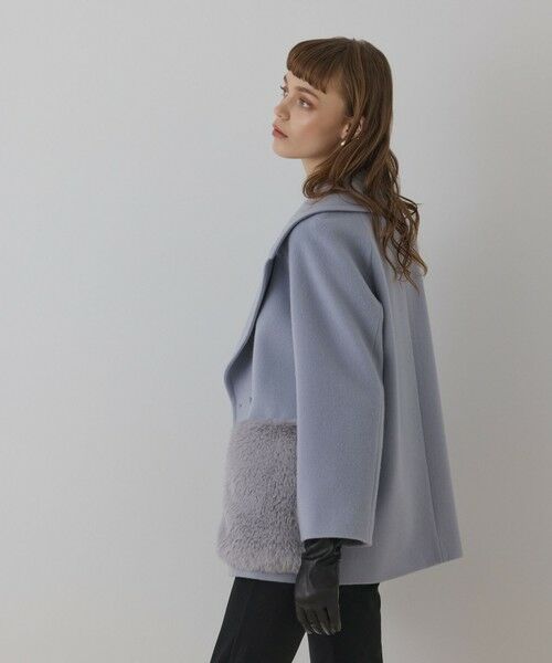 GRACE CONTINENTAL / グレースコンチネンタル ピーコート | ファーポケットピーコート | 詳細13