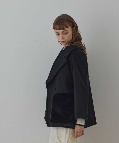 GRACE CONTINENTAL / グレースコンチネンタル ピーコート | ファーポケットピーコート | 詳細24