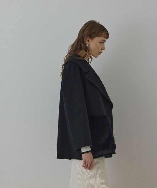 GRACE CONTINENTAL / グレースコンチネンタル ピーコート | ファーポケットピーコート | 詳細26