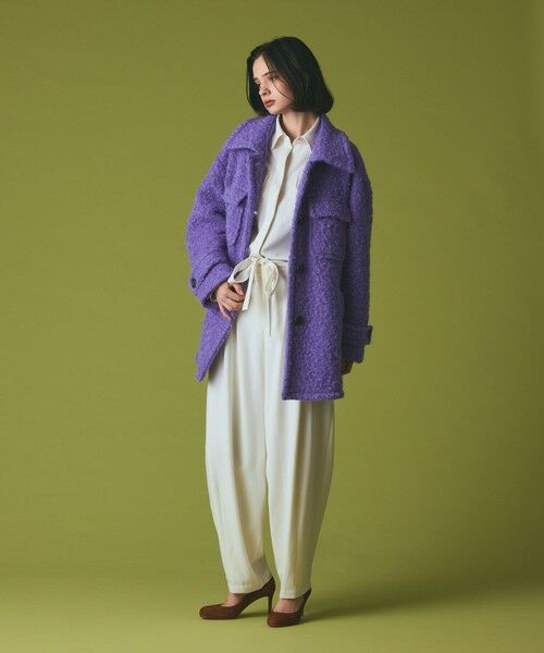 GRACE CONTINENTAL / グレースコンチネンタル その他パンツ | ウールワイドレッグパンツ | 詳細5
