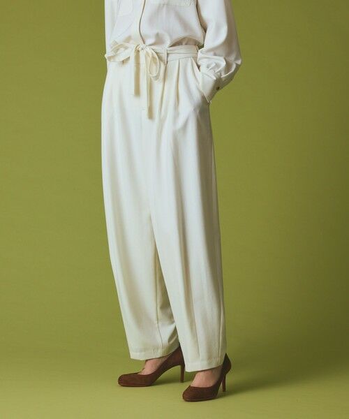 GRACE CONTINENTAL / グレースコンチネンタル その他パンツ | ウールワイドレッグパンツ | 詳細1