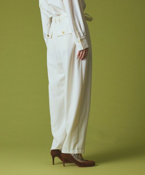 GRACE CONTINENTAL / グレースコンチネンタル その他パンツ | ウールワイドレッグパンツ | 詳細3
