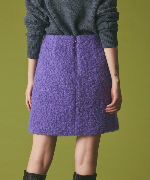 GRACE CONTINENTAL / グレースコンチネンタル ミニ・ひざ丈スカート | リングウールミニスカート | 詳細2