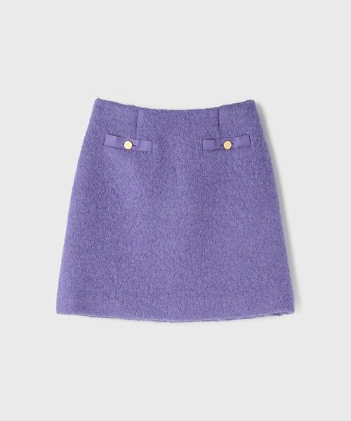 GRACE CONTINENTAL / グレースコンチネンタル ミニ・ひざ丈スカート | リングウールミニスカート | 詳細5