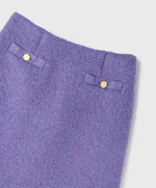 GRACE CONTINENTAL / グレースコンチネンタル ミニ・ひざ丈スカート | リングウールミニスカート | 詳細7