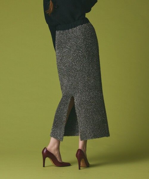 GRACE CONTINENTAL / グレースコンチネンタル ロング・マキシ丈スカート | フェザーヤーンシャイニースカート | 詳細8