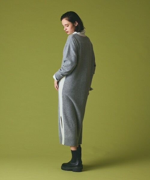 GRACE CONTINENTAL / グレースコンチネンタル ロング・マキシ丈ワンピース | ライン配色ニットワンピース | 詳細3
