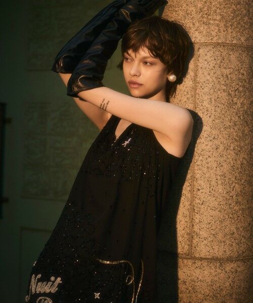 GRACE CONTINENTAL / グレースコンチネンタル ドレス | シャイニーembドレス | 詳細9