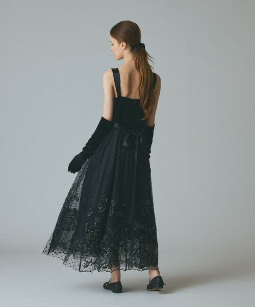 GRACE CONTINENTAL / グレースコンチネンタル ドレス | ドットフラワーembドレス | 詳細3