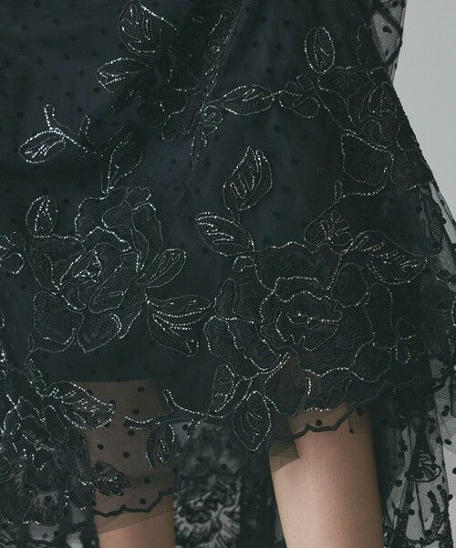 GRACE CONTINENTAL / グレースコンチネンタル ドレス | ドットフラワーembドレス | 詳細4