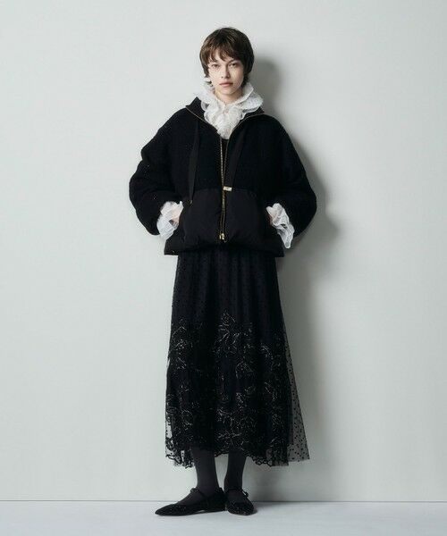 GRACE CONTINENTAL / グレースコンチネンタル ドレス | ドットフラワーembドレス | 詳細7