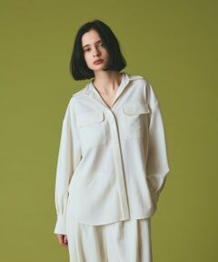 GRACE CONTINENTAL / グレースコンチネンタル シャツ・ブラウス | ウールミリタリーシャツ