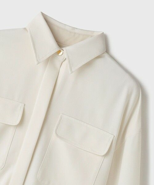 GRACE CONTINENTAL / グレースコンチネンタル シャツ・ブラウス | ウールミリタリーシャツ | 詳細10