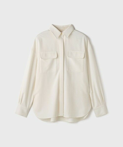 GRACE CONTINENTAL / グレースコンチネンタル シャツ・ブラウス | ウールミリタリーシャツ | 詳細8