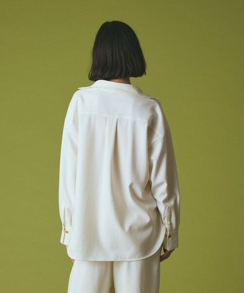 GRACE CONTINENTAL / グレースコンチネンタル シャツ・ブラウス | ウールミリタリーシャツ | 詳細4