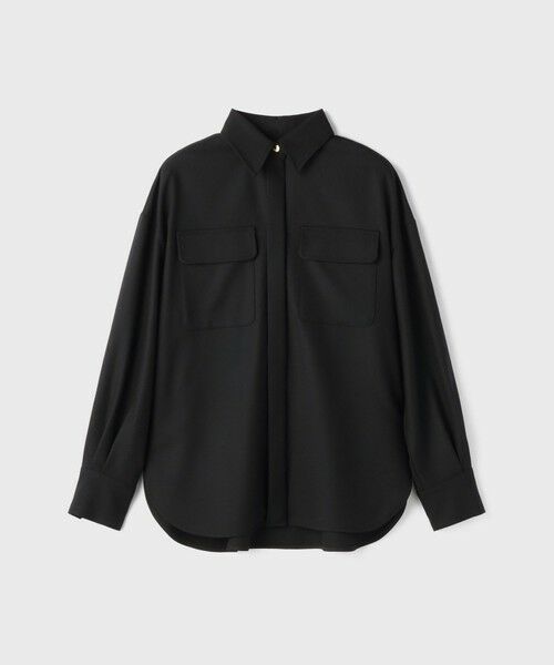 GRACE CONTINENTAL / グレースコンチネンタル シャツ・ブラウス | ウールミリタリーシャツ | 詳細16