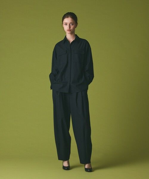 GRACE CONTINENTAL / グレースコンチネンタル シャツ・ブラウス | ウールミリタリーシャツ | 詳細11