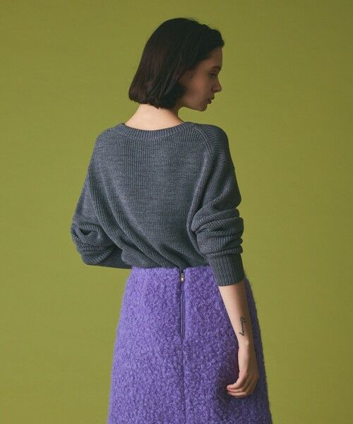 GRACE CONTINENTAL / グレースコンチネンタル ニット・セーター | ビジューロゴニットトップ | 詳細11