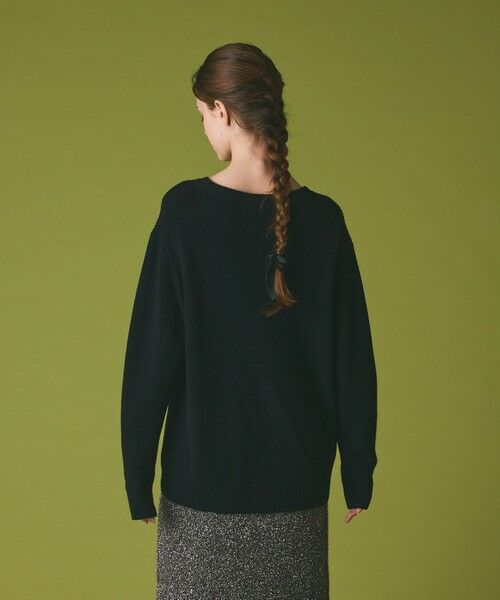 GRACE CONTINENTAL / グレースコンチネンタル ニット・セーター | ビジューロゴニットトップ | 詳細16