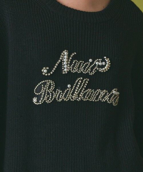 GRACE CONTINENTAL / グレースコンチネンタル ニット・セーター | ビジューロゴニットトップ | 詳細18