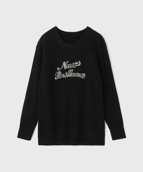 GRACE CONTINENTAL / グレースコンチネンタル ニット・セーター | ビジューロゴニットトップ | 詳細19