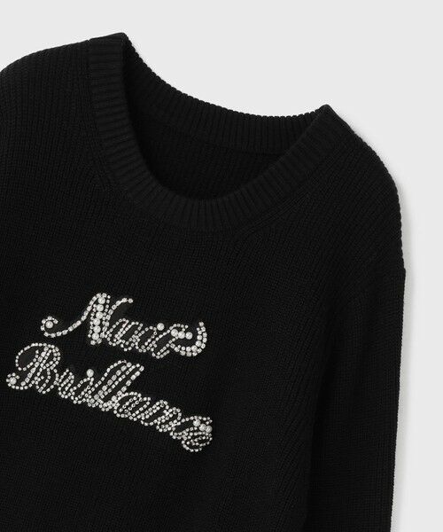 GRACE CONTINENTAL / グレースコンチネンタル ニット・セーター | ビジューロゴニットトップ | 詳細21
