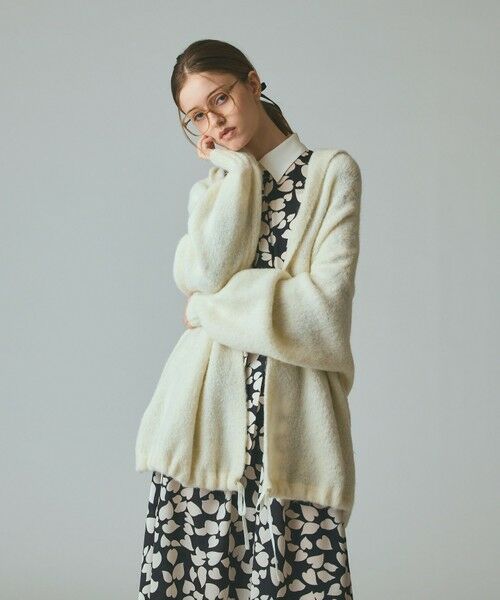 GRACE CONTINENTAL / グレースコンチネンタル カーディガン・ボレロ | ストールアルパカカーディガン | 詳細3