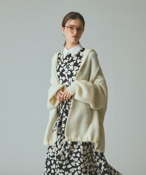 GRACE CONTINENTAL / グレースコンチネンタル カーディガン・ボレロ | ストールアルパカカーディガン | 詳細6