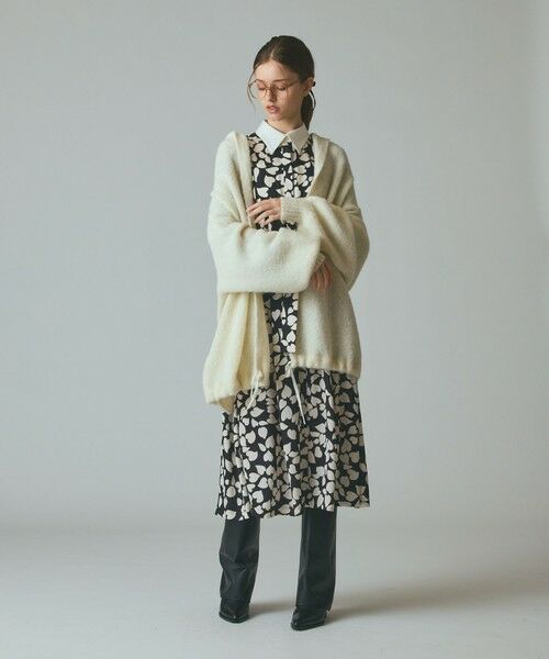 GRACE CONTINENTAL / グレースコンチネンタル カーディガン・ボレロ | ストールアルパカカーディガン | 詳細1