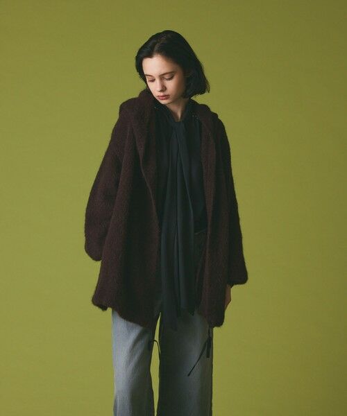 GRACE CONTINENTAL / グレースコンチネンタル カーディガン・ボレロ | ストールアルパカカーディガン | 詳細8