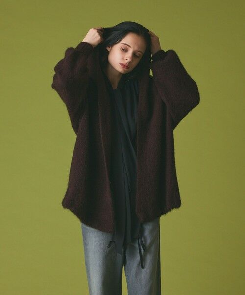 GRACE CONTINENTAL / グレースコンチネンタル カーディガン・ボレロ | ストールアルパカカーディガン | 詳細11