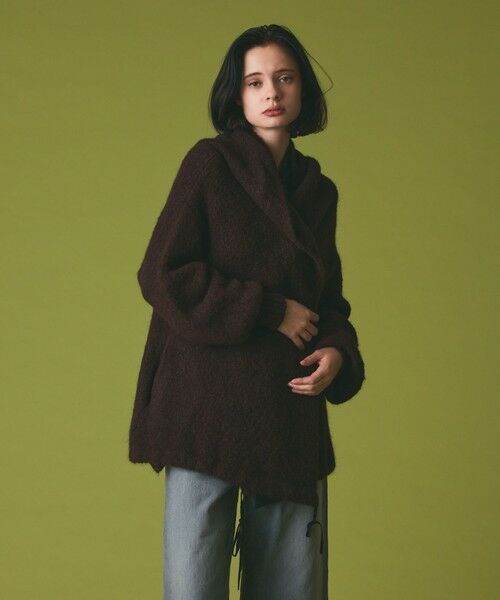 GRACE CONTINENTAL / グレースコンチネンタル カーディガン・ボレロ | ストールアルパカカーディガン | 詳細12