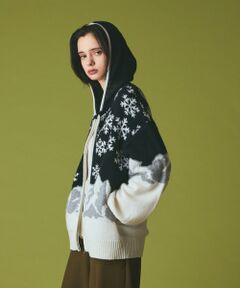 GRACE CONTINENTAL / グレースコンチネンタル パーカー | スノージャガードニットフーディ